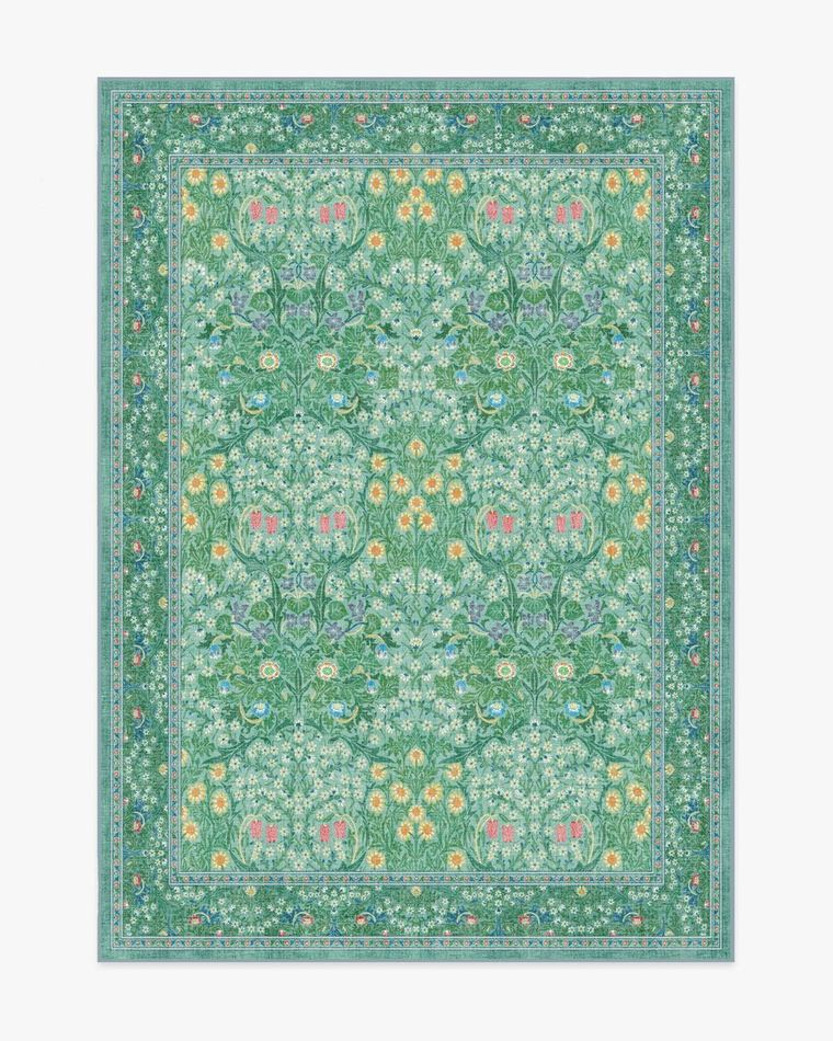 Blackthorn Multicolor Jade washable rug