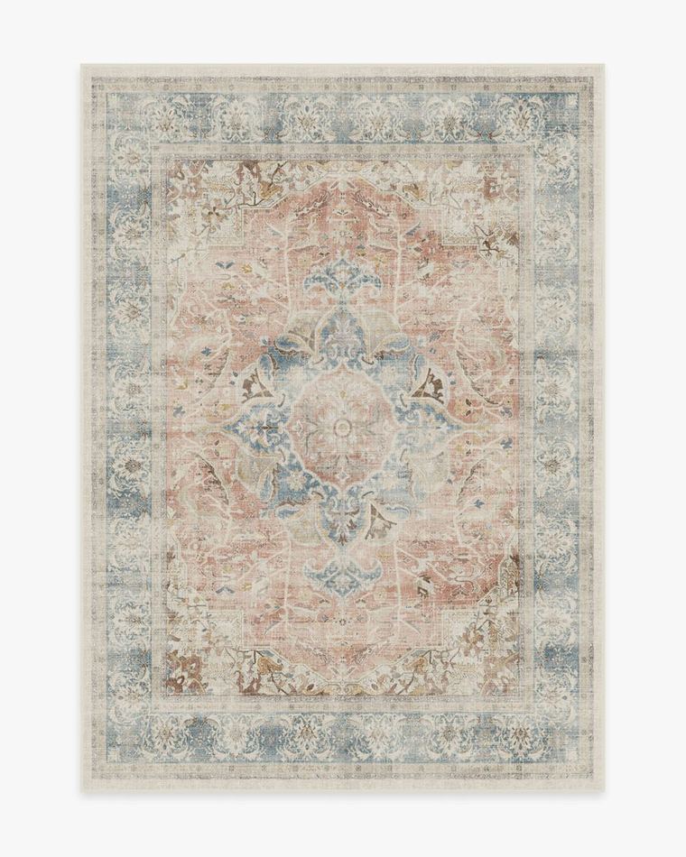 Sarrah Coral washable rug