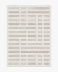Laine Ivory & Natural washable rug
