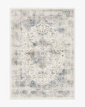 Sarrah Blue Quartz washable rug