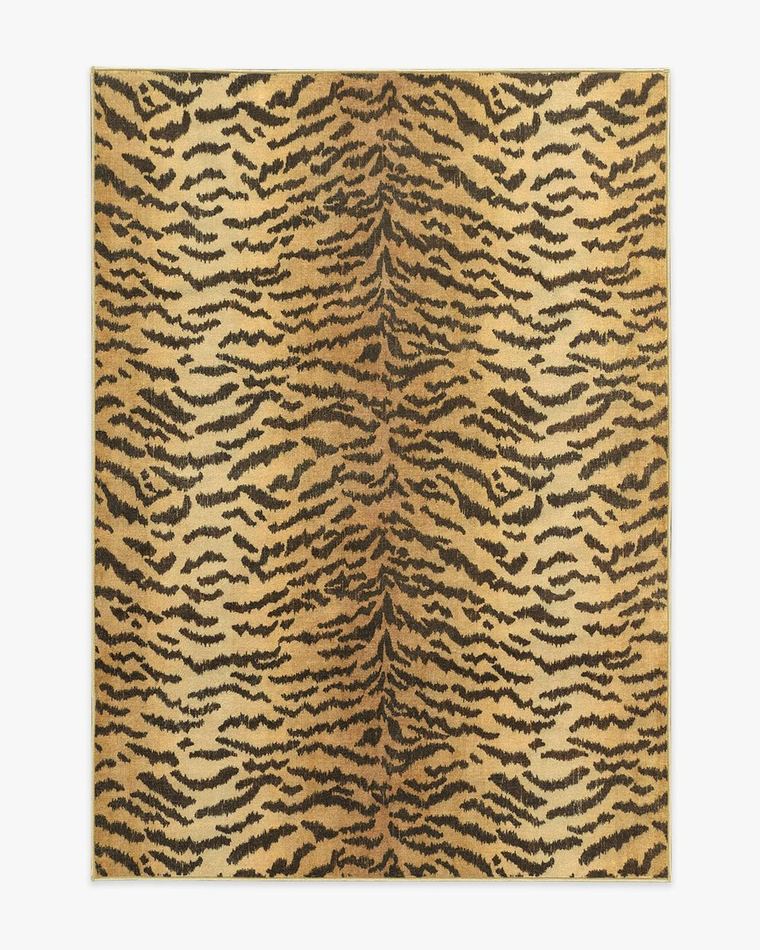 Tigre Gold washable rug
