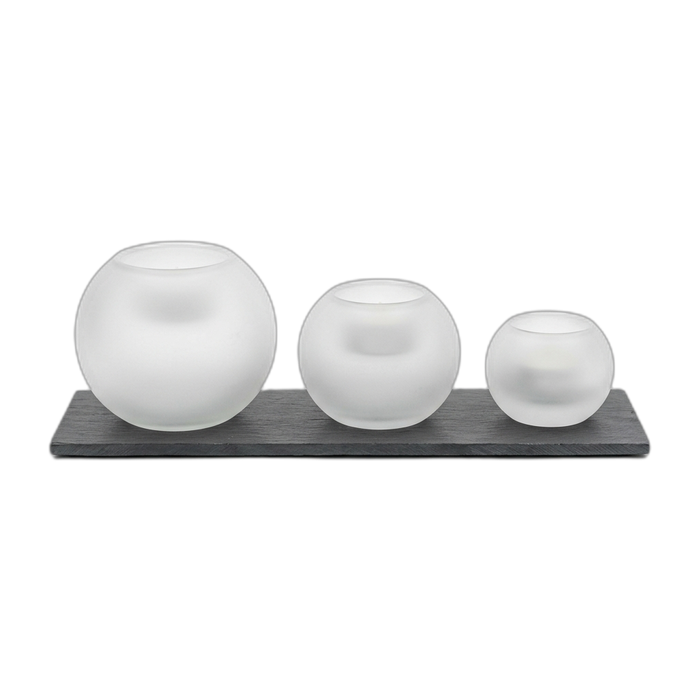Orbit Sphere Candle Holders