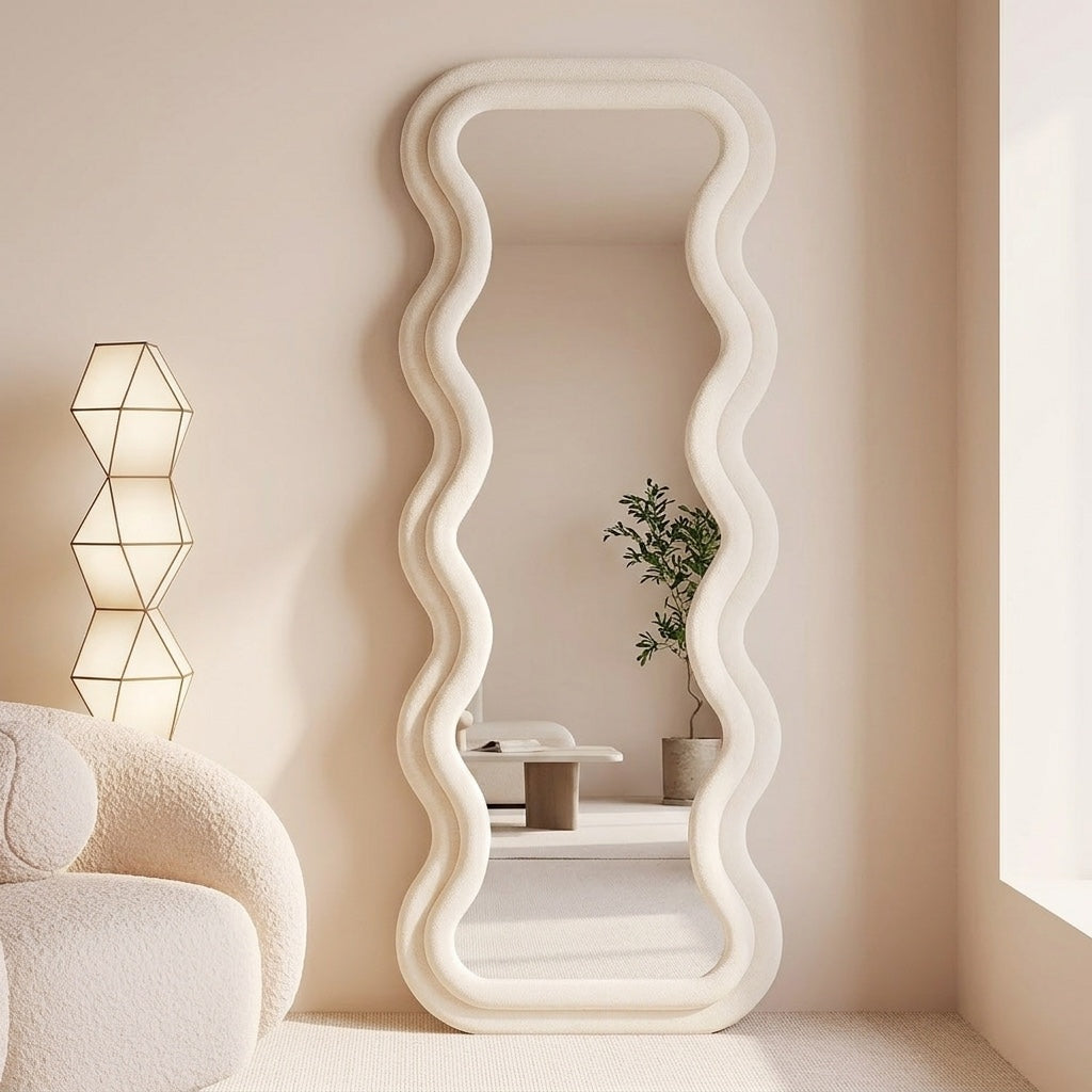 Ripple Mirror — sculptural full-length mirror