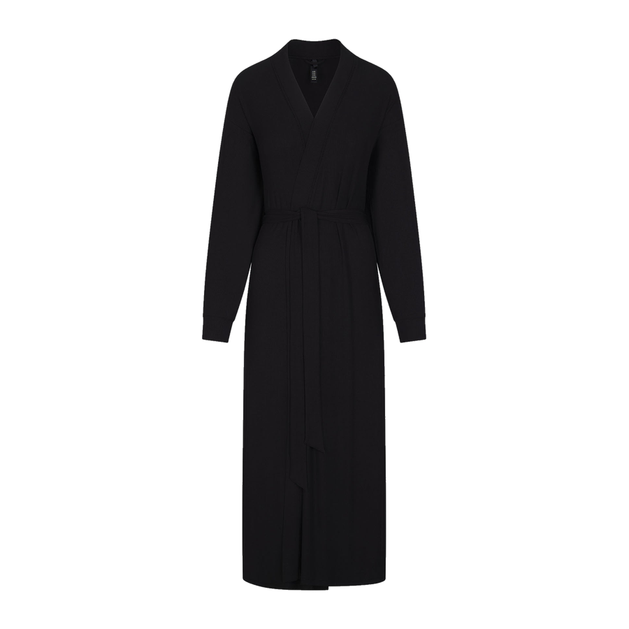 Soft Lounge Long Robe (Onyx)