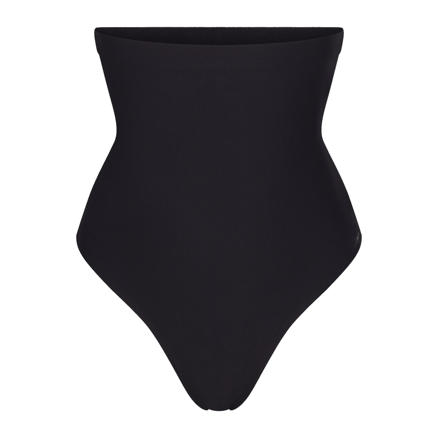 Core Sculpt High-Waisted Thong (Onyx)