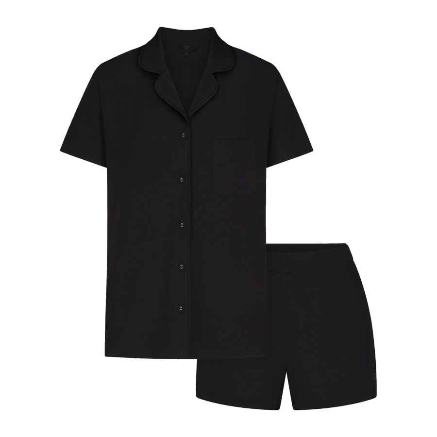 Soft Lounge Short Sleep Set (Onyx)