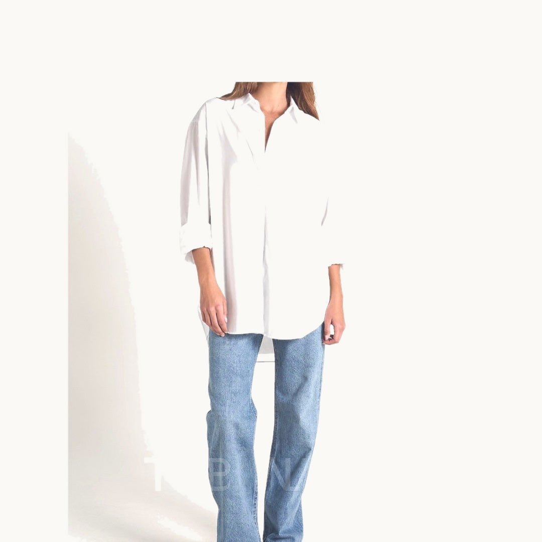 Oversized Poplin Shirt