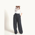 Wide-Leg Tailored Trousers