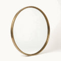 Round Brass Mirror