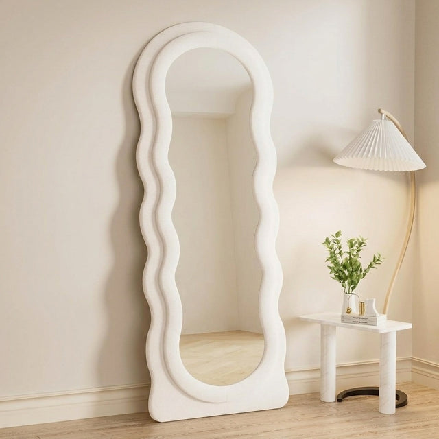 Wave Mirror — Sculptural Full-Length